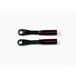 Trex 700 Replacement Tail Pushrod Ends - BLACK