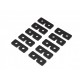 Servo Retaining Plates - BLACK
