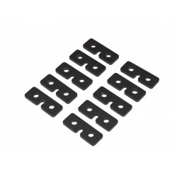 Servo Retaining Plates - BLACK