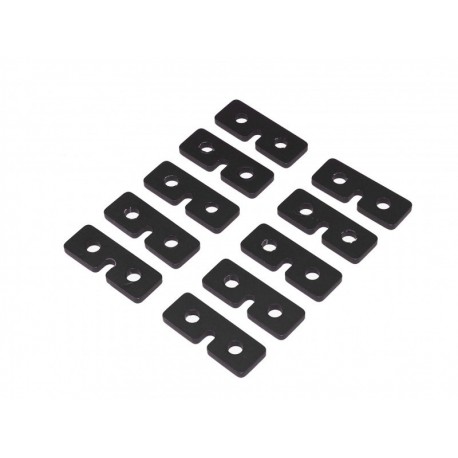 Servo Retaining Plates - BLACK