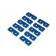 Servo Retaining Plates - BLUE