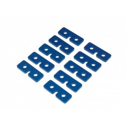 Servo Retaining Plates - BLUE