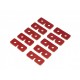 Servo Retaining Plates - RED