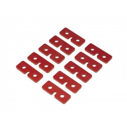 Servo Retaining Plates - RED