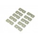 Servo Retaining Plates - SILVER