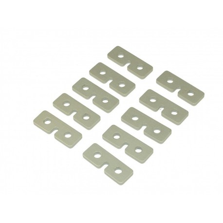 Servo Retaining Plates - SILVER