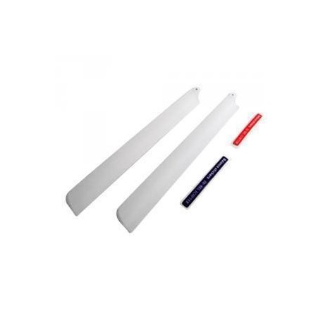 TAROT 205mm Wooden Main Blades (White)