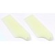 Florescent White Plastic Tail Blade 42mm - T-REX 250