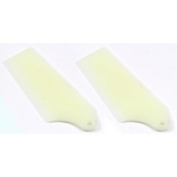 Florescent White Plastic Tail Blade 42mm - T-REX 250