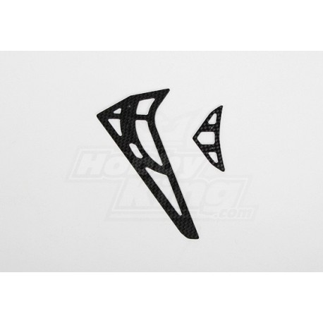 GT450PRO CF horizontal/vertical tail fin