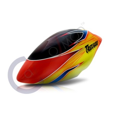 Canomod Lazer Airbrush Fiberglass Canopy - T-REX 600E