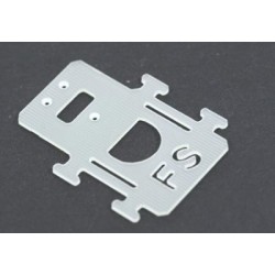 T-rex250 Battery tray - Lite Yellow (1pc)