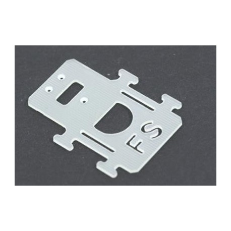 T-rex250 Battery tray - Lite Yellow (1pc)