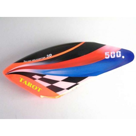 Tarot 500 Fiberglass Canopy / magic hood - orange
