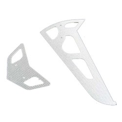 Tarot 600 Fiber Glass Stabilizer silver 2.0mm