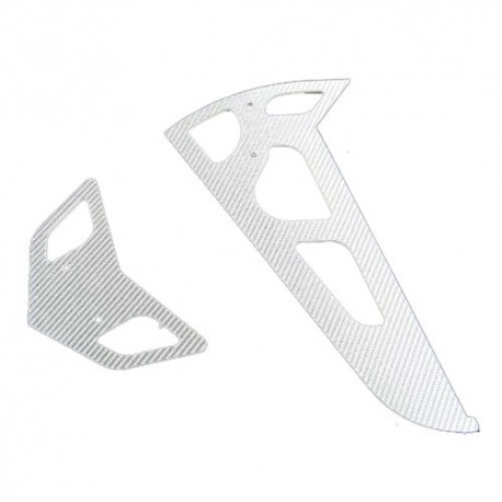 Tarot 600 Fiber Glass Stabilizer silver 2.0mm