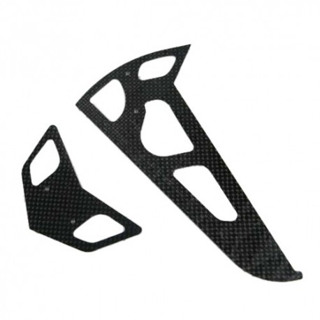 Carbon Stabilizer Set / TREX 600 Nitro