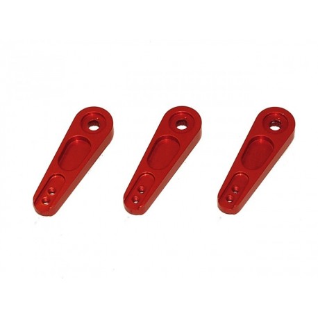 TREX 550 Alloy Servo Arm Set - JR / SPEKTRUM - RED