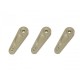 TREX 550 Alloy Servo Arm Set - HITEC / MULTIPLEX - SILVER