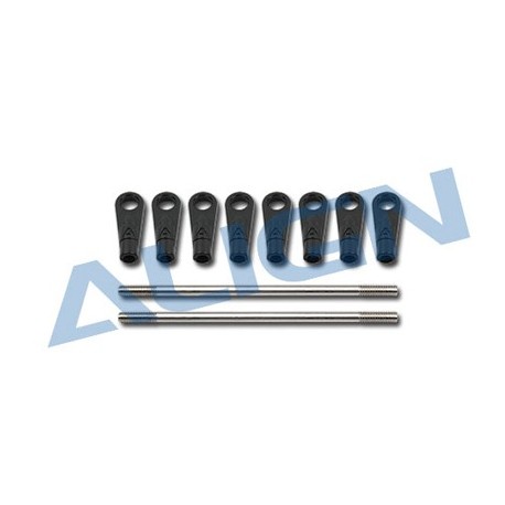 ALIGN 700EFL Linkage rod(A) set - TREX 700E FLYBARLESS