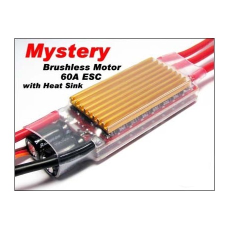 Mystery Brushless Motor 60A ESC Red (FM60A)