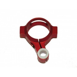 Trex 700 - 3D Tailboom Clamp & Pushrod Guide - RED