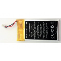 FlyCamOne HD 720p LiPo Battery 3,7V 600mAh with Plug