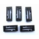 Futaba/JR Connector caps (5pcs/set) Black