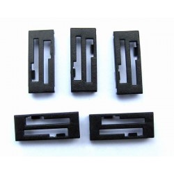 Futaba/JR Connector caps (5pcs/set) Black