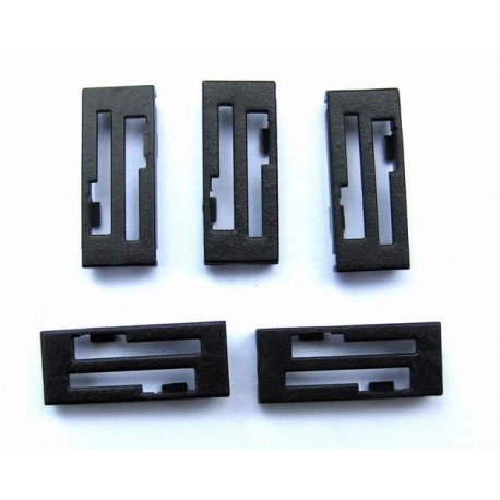 Futaba/JR Connector caps (5pcs/set) Black