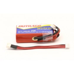 OUTRAGE XP20 3S1P 11.1V 1300mAH 20C - XTREME FOR Blade CP/CP2