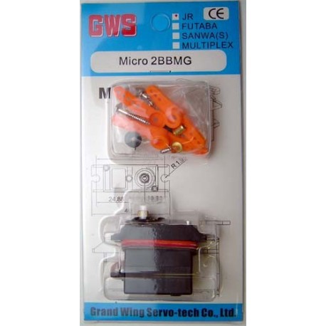 GWS Micro Servo - JR Connector (GWSMICRO/2BBMG/J)