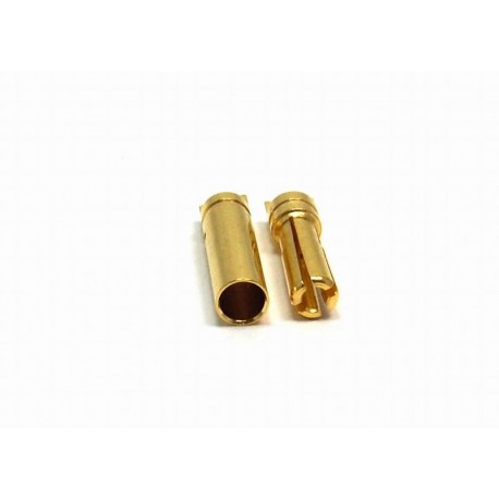 Polymax 4mm Gold Connectors (1pair/set)