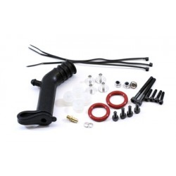 All Spare parts for Hatori90 and RJX90 muffler - Black Pipe