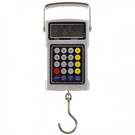 1.9" LCD Electronic Hook Scale with Time/Temperature