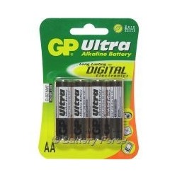 GP Ultra Alkaline AA Battery (4 Pack)