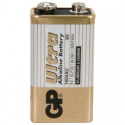 GP 9V Ultra Plus Alkaline Battery