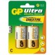 GP Ultra 14AU U2 - Battery 2 x C type Alkaline