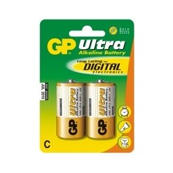 GP Ultra 14AU U2 - Battery 2 x C type Alkaline