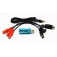 USB Simulator Cable 3 in 1 (RealFlight G4.5-FMS-AEROFLY)