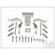 50 FBL Head Kits (only for X-50 ) 8mm Rotor Head