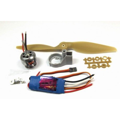 TowerPro BM2410-9T / 18A BEC/ 9x6E Prop Combo