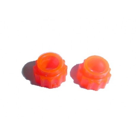 KBDD "Mild to Wild" Head Dampners - Extreme 3D Orange Trex 500