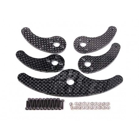 Carbon Fiber Servo Arm Extensions (5pc)