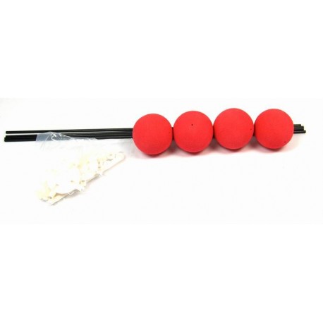 Training Gear Set: 450 Class Helicopters (Red)