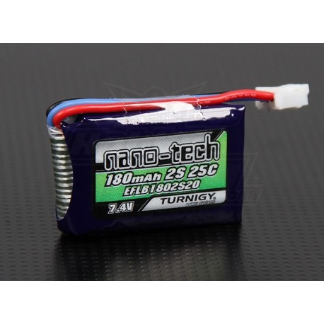Turnigy nano-tech 180mAh 2S 25C Lipo Pack (E-flite micro series)