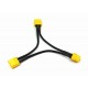 XT60 Battery harness for 2 packs in series (14AWG silicon wire)