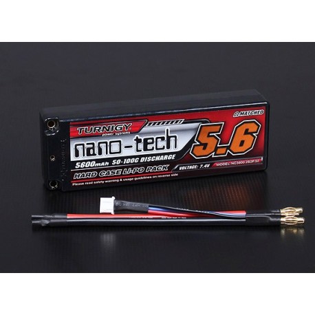 Turnigy nano-tech 5600mah 2S2P 50~100C Hardcase Lipo Pack