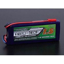 Turnigy nano-tech 1500mAh 2S1P 20~40C Lipo Receiver Pack
