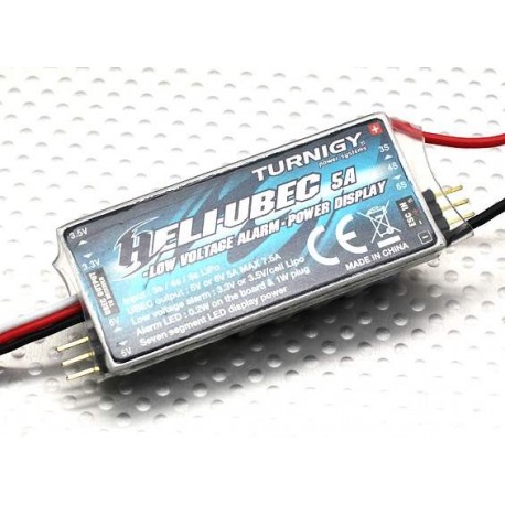 Turnigy 3-in-1 Heli 5A UBEC & Low Voltage Alarm (3~6S)